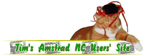 Tim's Amstrad NC Users' Site (and Ginger the cat!)